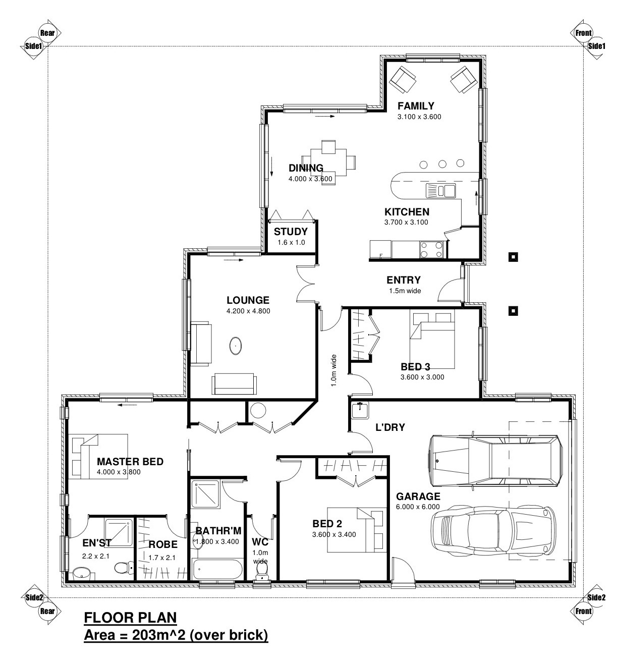 House Plan 7 Paterson Homes Kapiti Quality Floor Plans